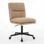 Logan Fabric Office Chair - Camel Textured Weave / Black