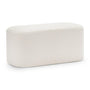 Ayla Boucle Rectangle Ottoman - Cream