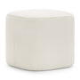 Ayla Boucle Square Ottoman - Cream