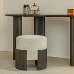 Rice / Mahogany Dark Brown