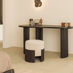 Rice / Mahogany Dark Brown