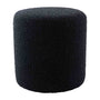 Juliette Boucle Ottoman (40cm) - Charcoal