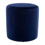 Juliette Velvet Ottoman (40cm) - Navy