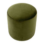 Juliette Velvet Ottoman (40cm) - Olive