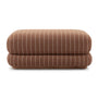 Stack Outdoor Ottoman Small - Terra Rossa
