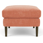 Danny Dusty Rose Textured Weave / Dark Walnut