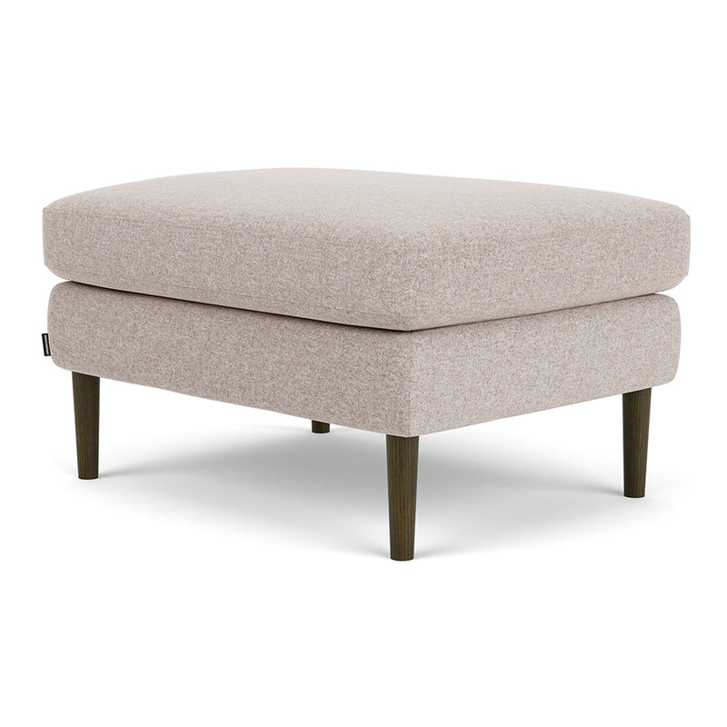 Fabio Stone Fabric / Dark Walnut