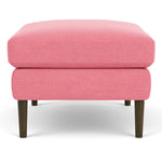 Firenze Bubblegum Fabric / Dark Walnut