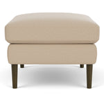 Form Cream Fabric / Dark Walnut