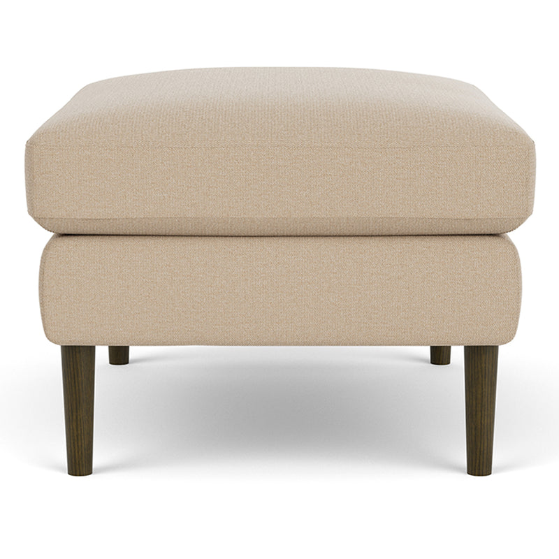 Form Cream Fabric / Dark Walnut