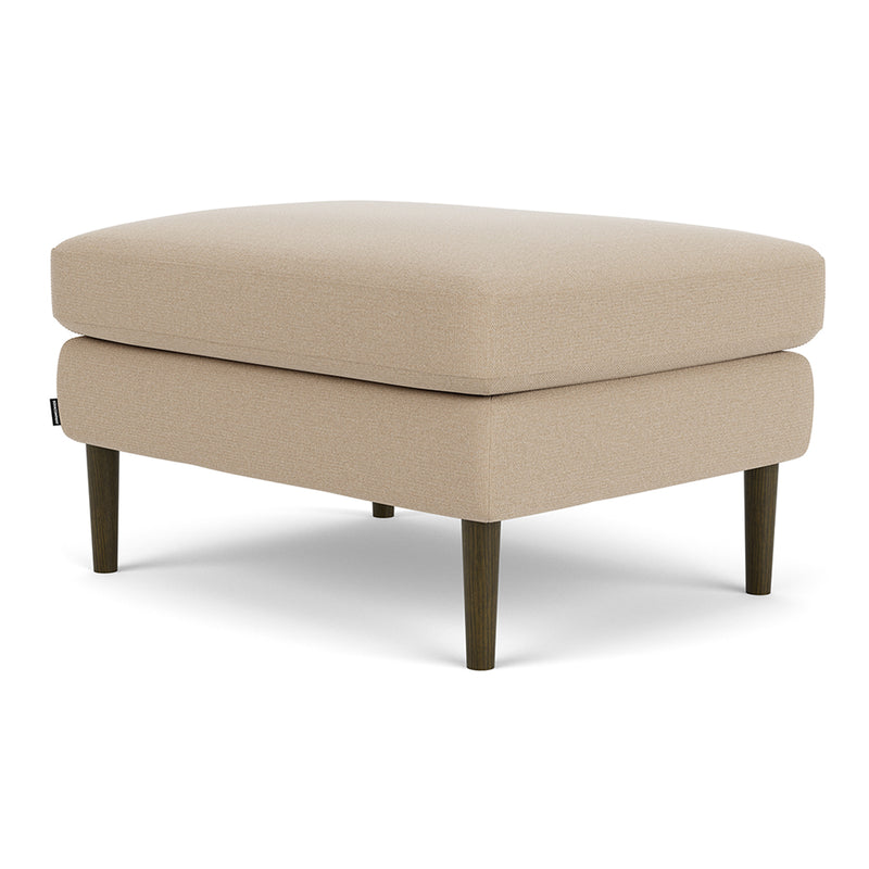 Form Cream Fabric / Dark Walnut