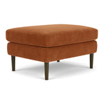 Moss Rust Fabric / Dark Walnut