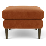 Moss Rust Fabric / Dark Walnut