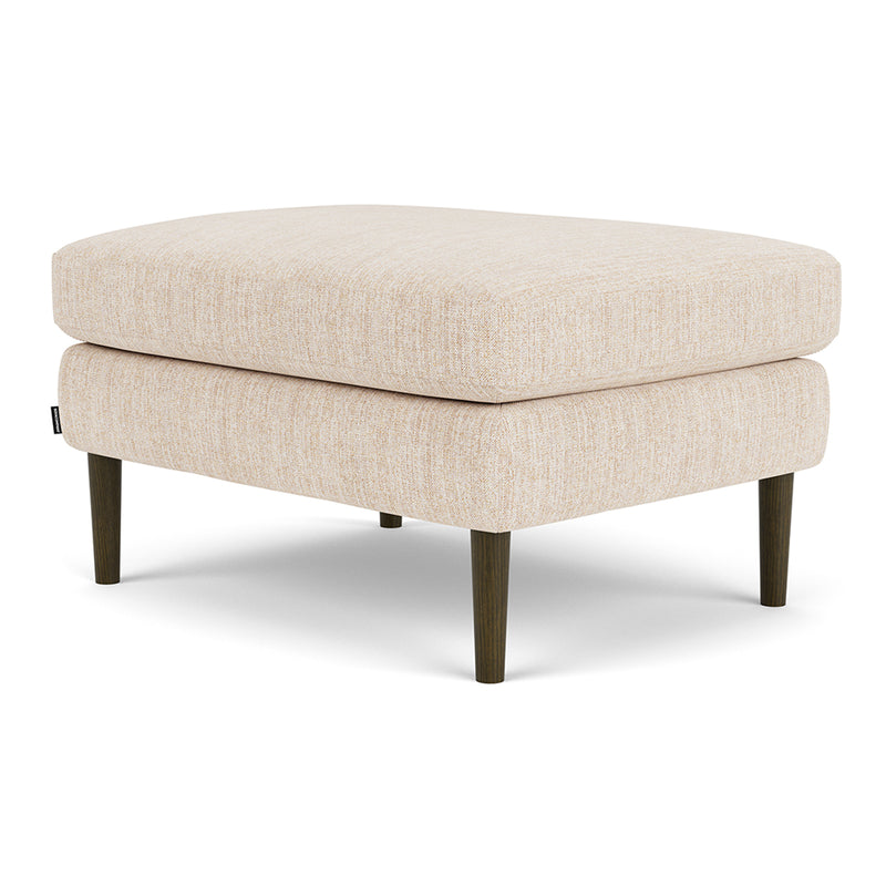 Vega Cream Textured Weave / Dark Walnut