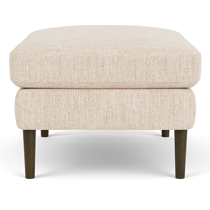 Vega Cream Textured Weave / Dark Walnut