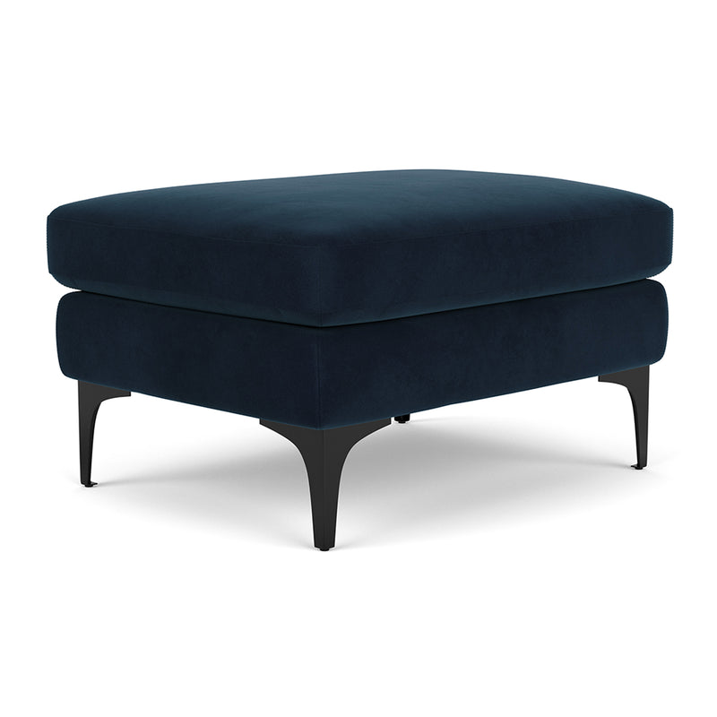 Lux Navy Velvet / Black Metal