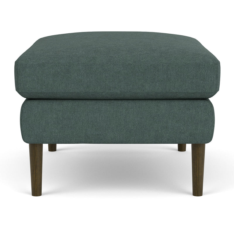 Form Blue Grey Fabric / Dark Walnut