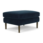 Lux Navy Velvet / Dark Walnut