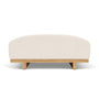 Aya Ottoman - Maya Cream Boucle / Oak