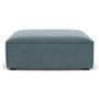 Daphne Extra Large Footrest - Forest Dust Blue Fabric