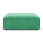 Daphne Extra Large Footrest - Moss Grass Green Fabric