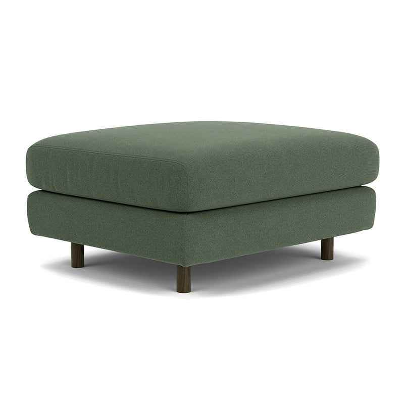 Cura Dark Green Weave /Dark Walnut