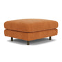 Dylan Ottoman - Danny Amber Textured Weave / Dark Walnut