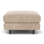 Danny Cream Textured Weave / Dark Walnut