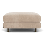 Danny Cream Textured Weave / Dark Walnut