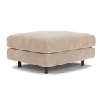 Danny Cream Textured Weave / Dark Walnut