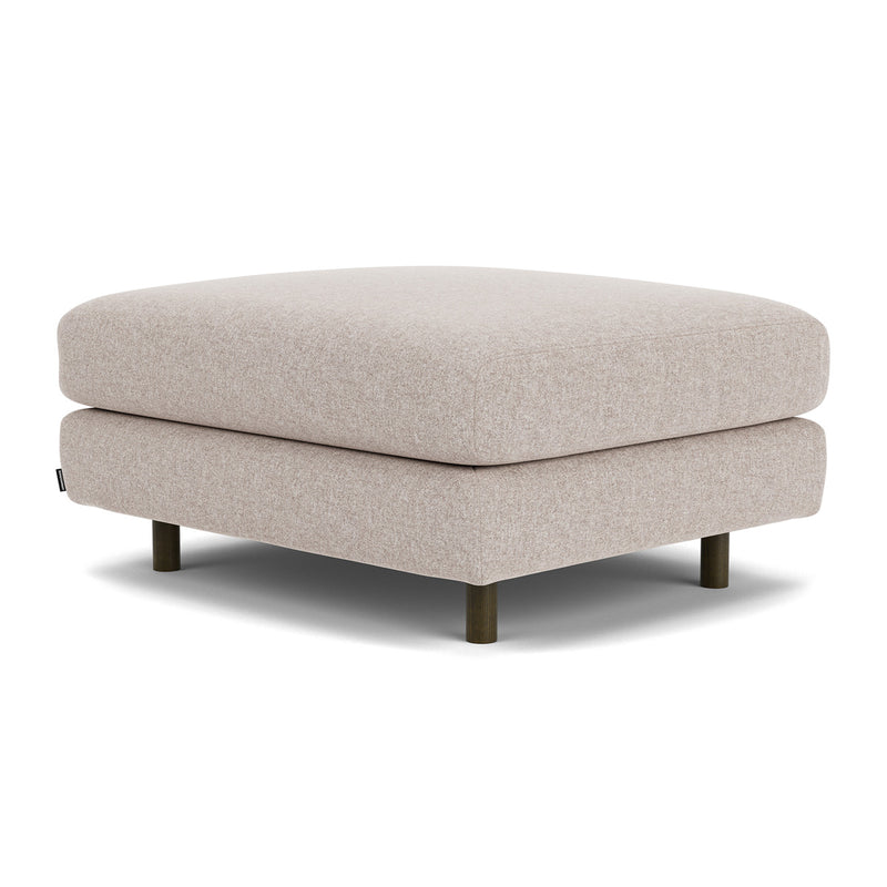 Fabio Stone Fabric / Dark Walnut