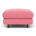 Firenze Bubblegum Fabric / Dark Walnut