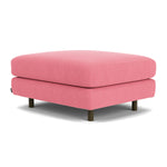 Firenze Bubblegum Fabric / Dark Walnut