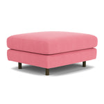 Firenze Bubblegum Fabric / Dark Walnut