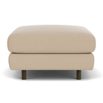 Form Cream Fabric / Dark Walnut