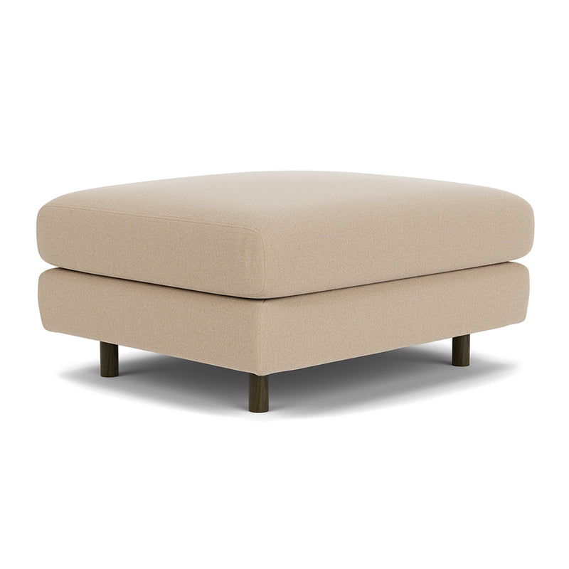 Form Cream Fabric / Dark Walnut