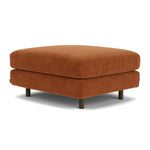 Moss Rust Fabric / Dark Walnut