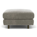 Planet Grey Green Fabric / Dark Walnut