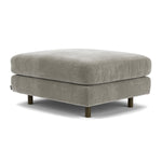 Planet Grey Green Fabric / Dark Walnut