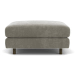 Planet Grey Green Fabric / Dark Walnut