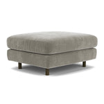 Planet Grey Green Fabric / Dark Walnut