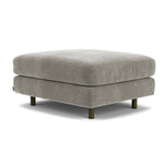 Planet Grey Green Fabric / Dark Walnut