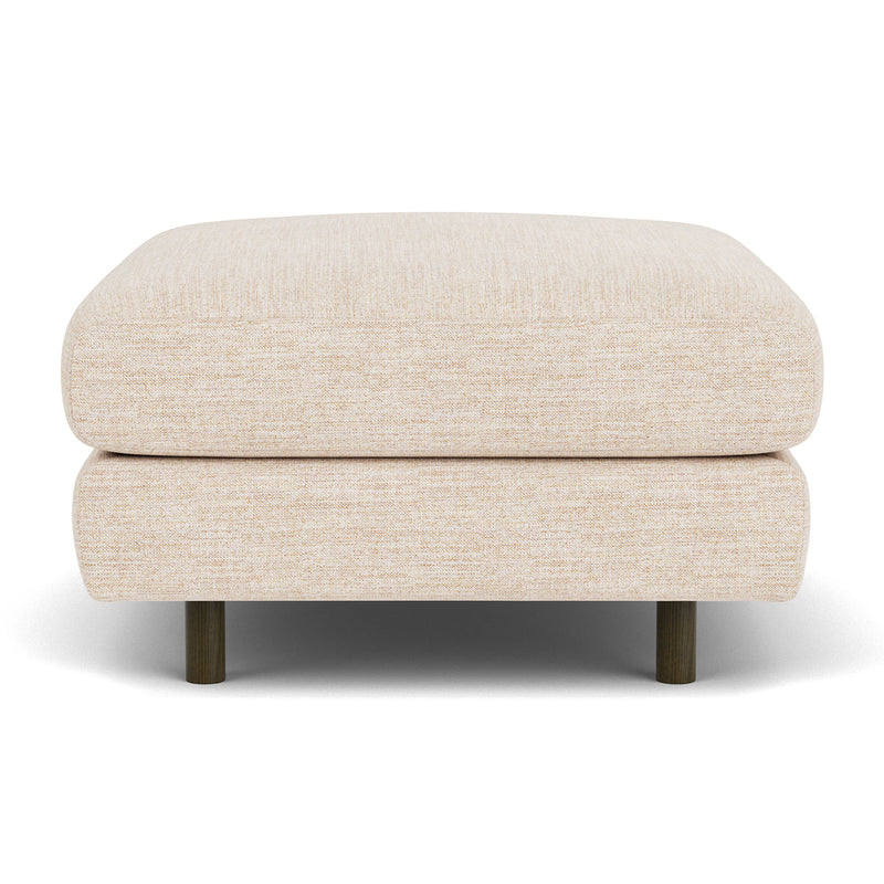 Vega Cream Textured Weave / Dark Walnut