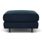 Lux Navy Velvet / Dark Walnut