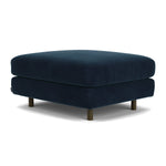 Lux Navy Velvet / Dark Walnut