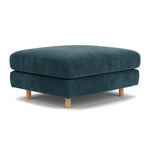 Danny Dust Blue Textured Weave / Oak