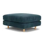 Danny Dust Blue Textured Weave / Oak