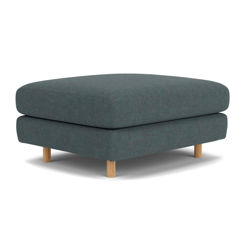 Form Blue Grey Fabric / Oak