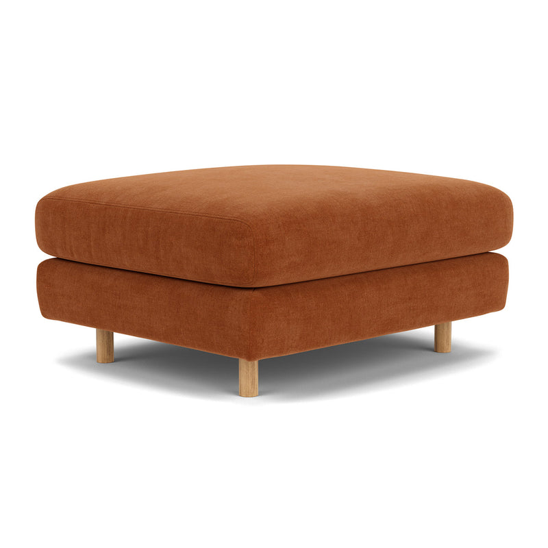 Moss Rust Fabric / Oak