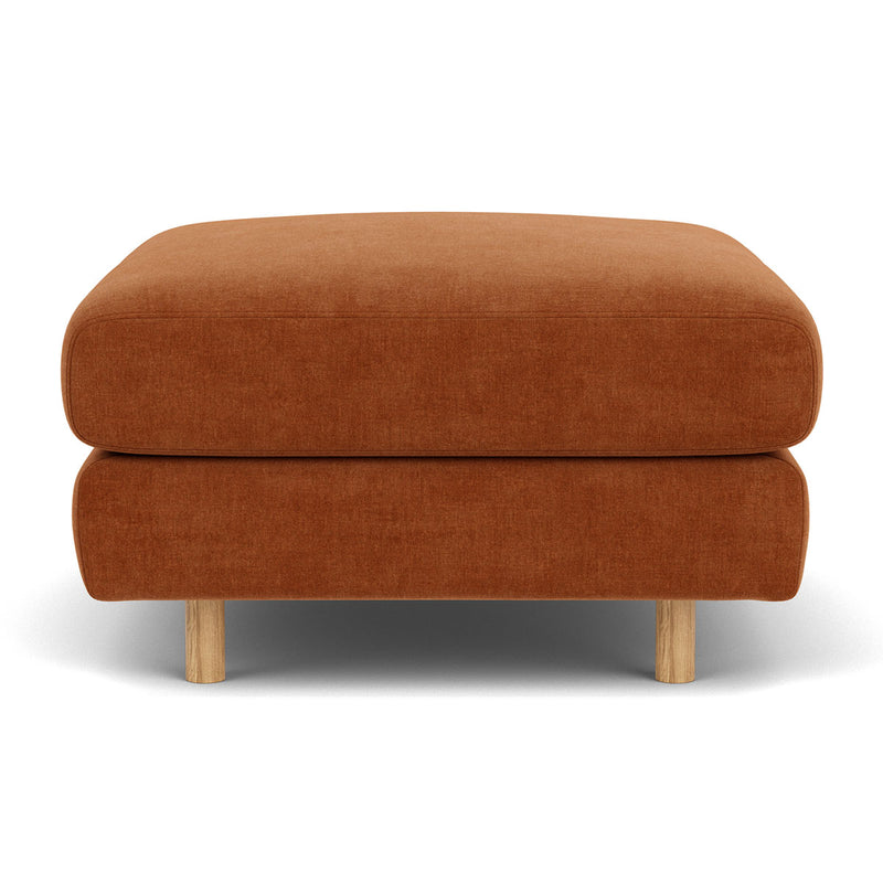 Moss Rust Fabric / Oak